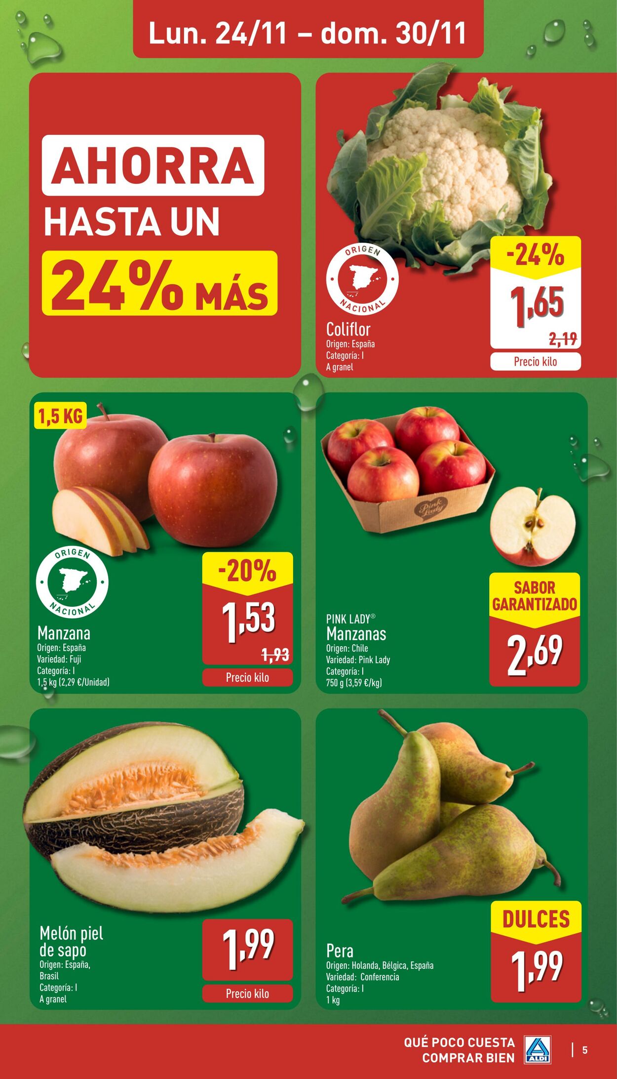 Folleto Aldi 24.11.2025 - 30.11.2025