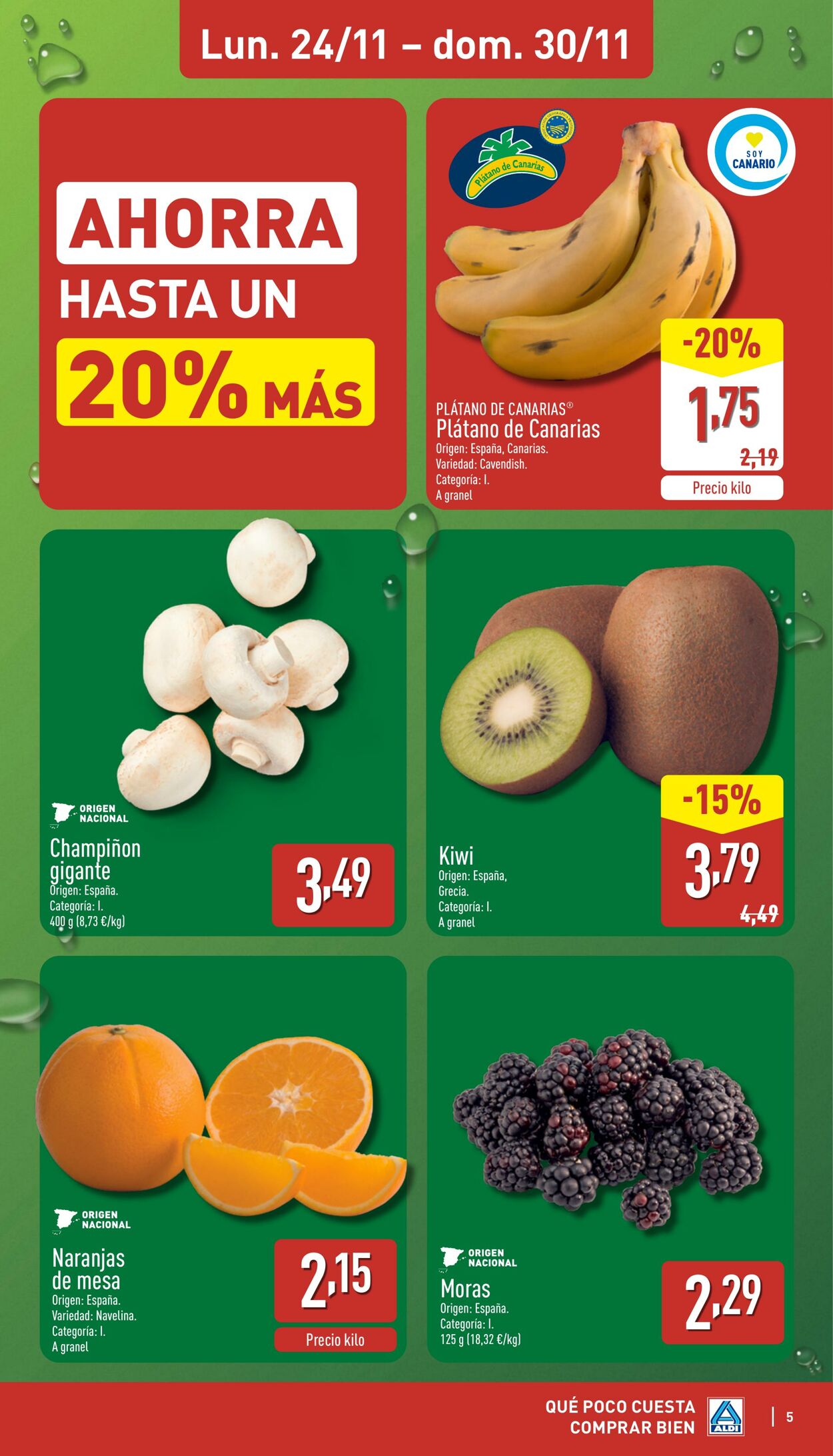 Folleto Aldi 24.11.2025 - 30.11.2025