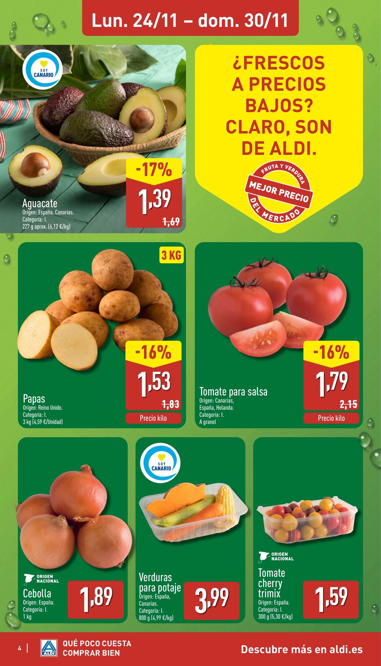 Folleto Aldi 24.11.2025 - 30.11.2025
