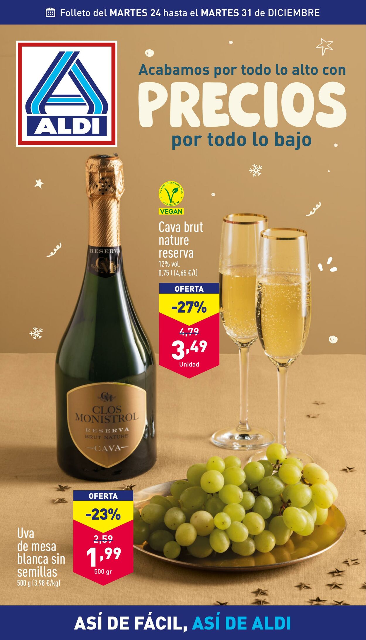 Folleto Aldi - Folleto semanal - Nuestras ofertas del 24 al 31 de diciembre - ALDI 24 dic., 2024 - 31 dic., 2024