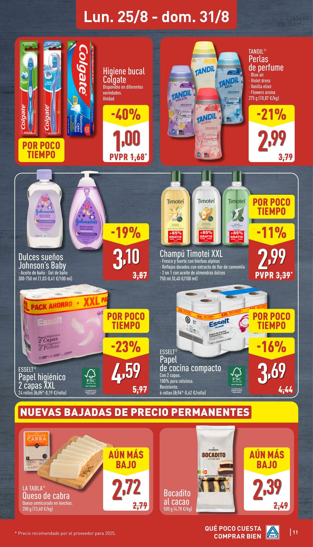 Folleto Aldi 25.08.2025 - 31.08.2025