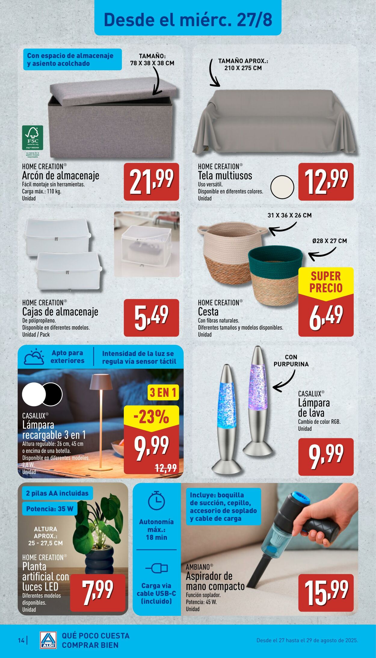 Folleto Aldi 25.08.2025 - 31.08.2025