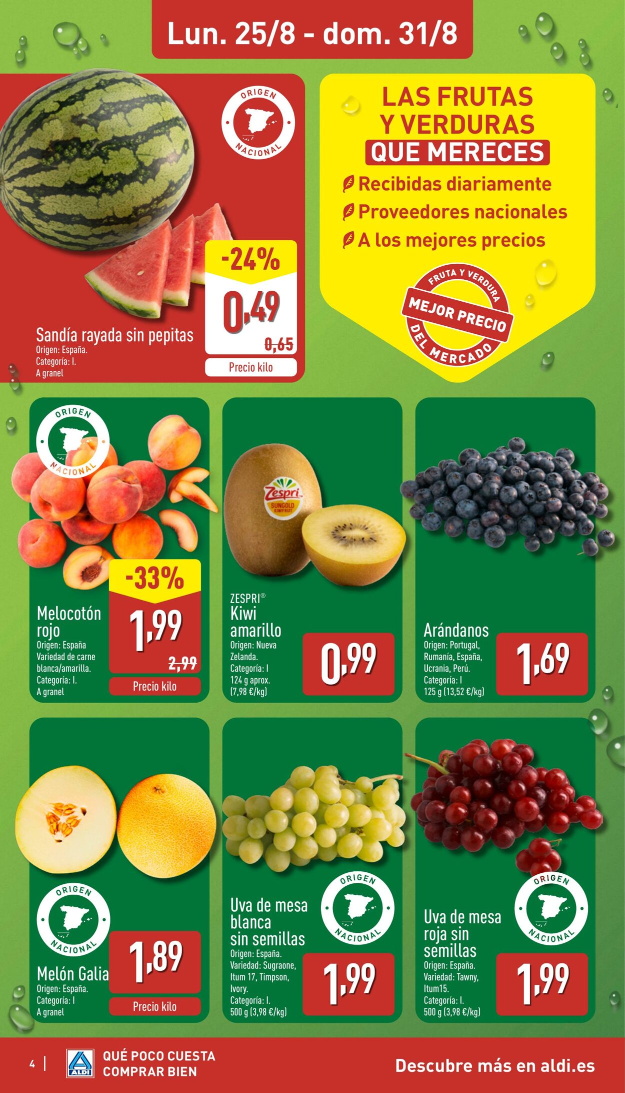 Folleto Aldi 25.08.2025 - 31.08.2025