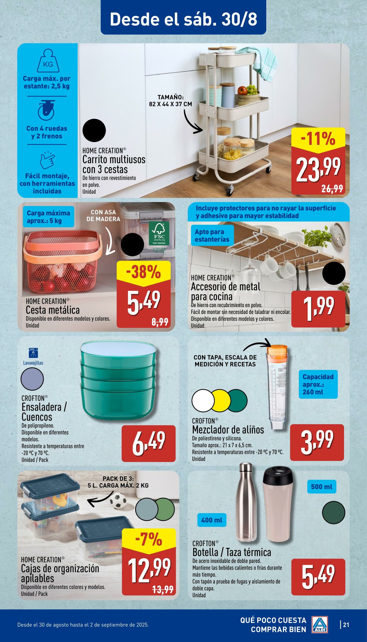 Folleto Aldi 25.08.2025 - 31.08.2025