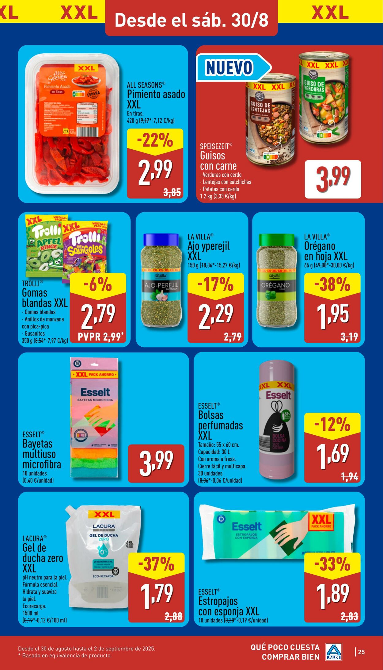 Folleto Aldi 25.08.2025 - 31.08.2025