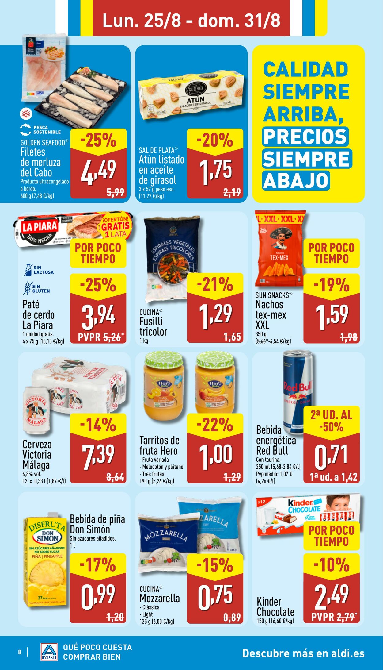 Folleto Aldi 25.08.2025 - 31.08.2025