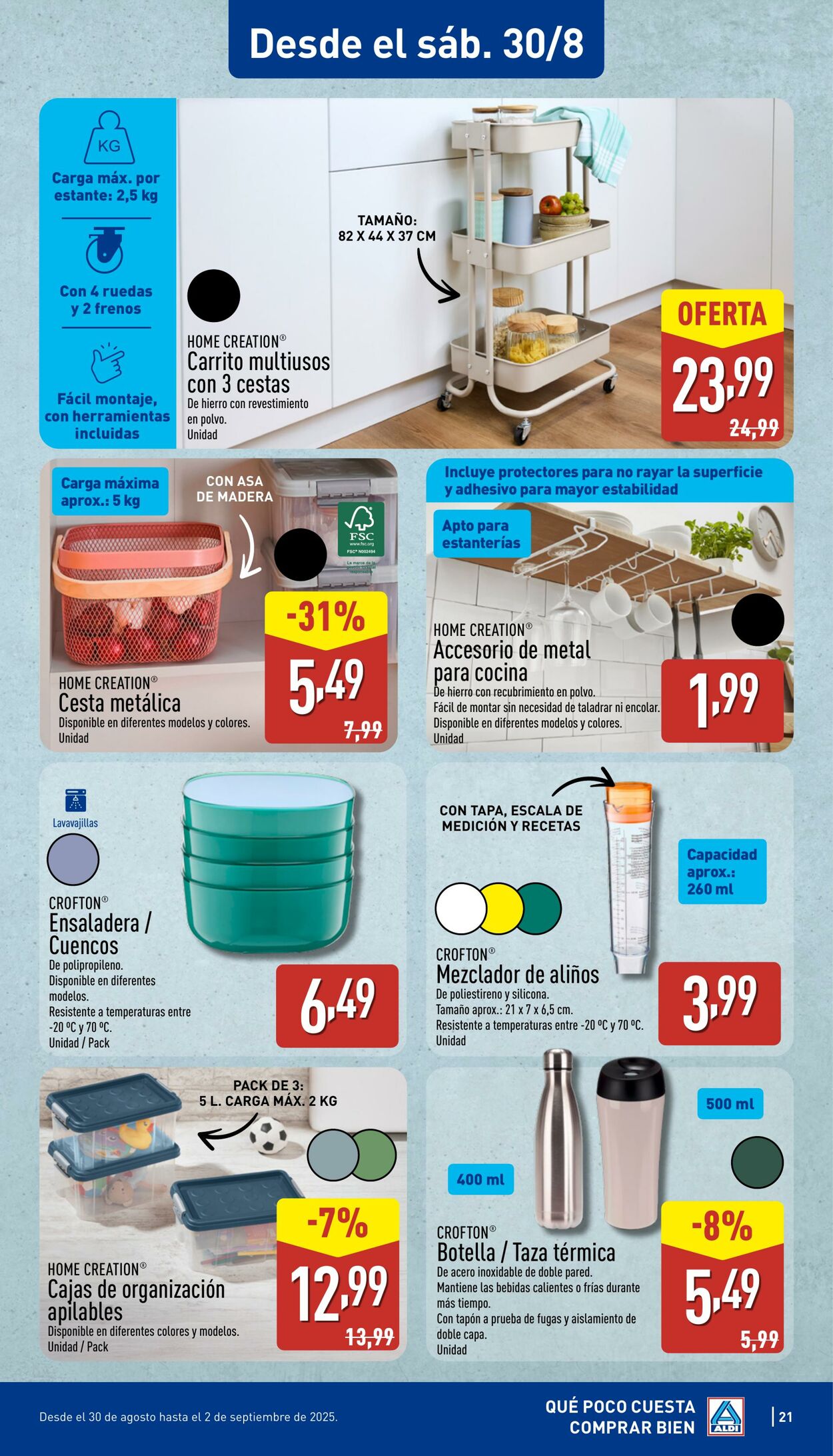 Folleto Aldi 25.08.2025 - 31.08.2025