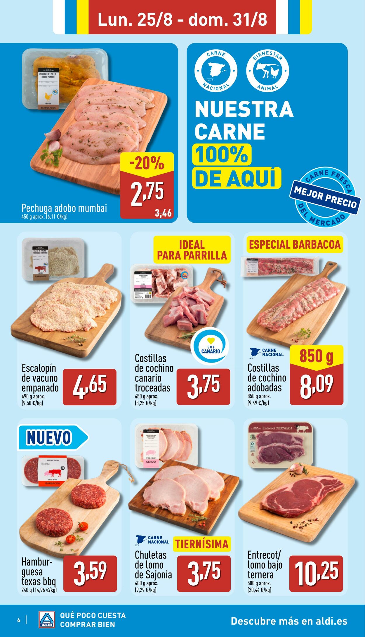 Folleto Aldi 25.08.2025 - 31.08.2025