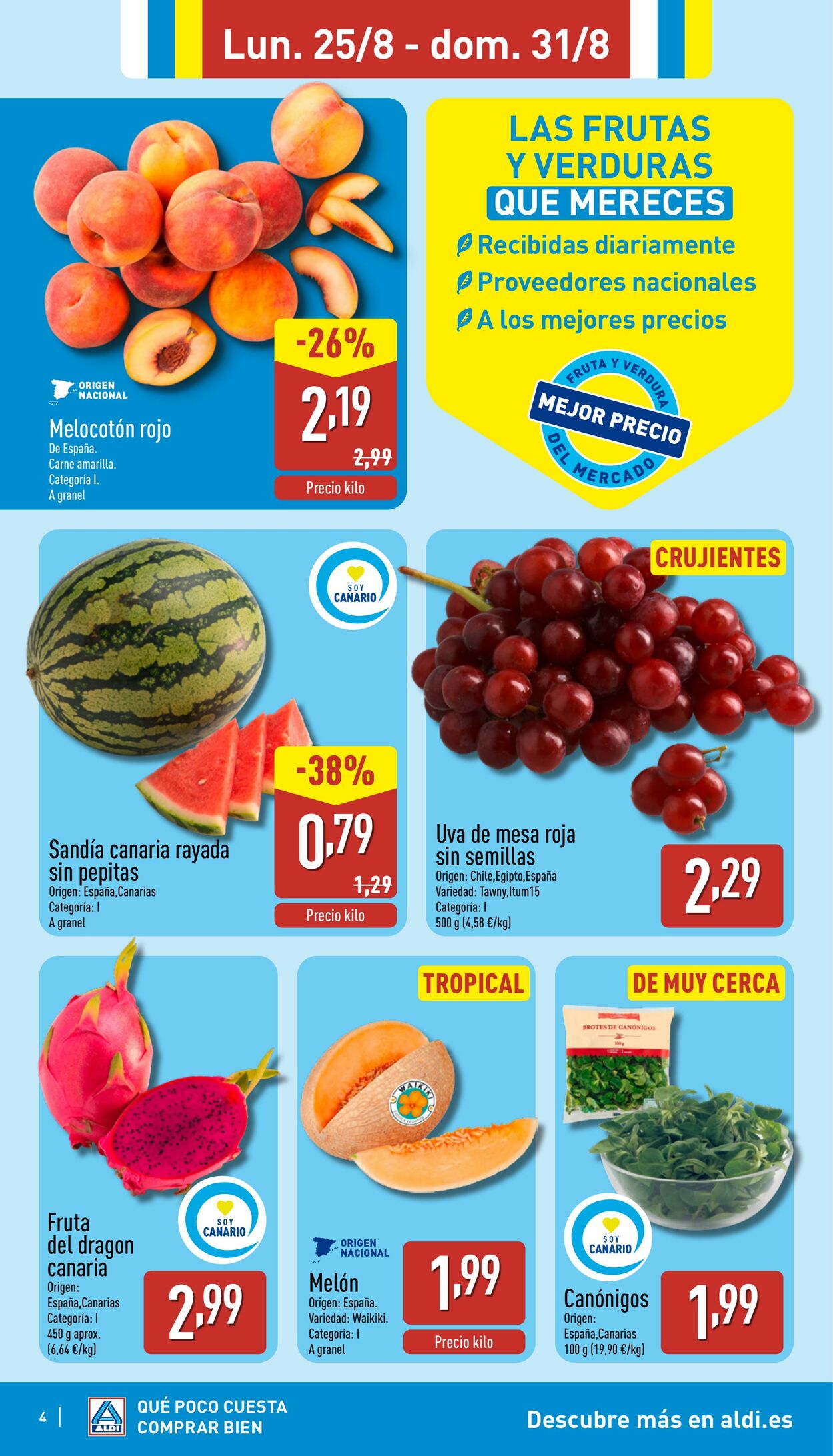 Folleto Aldi 25.08.2025 - 31.08.2025