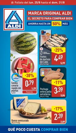 Folleto Aldi 25.08.2025 - 31.08.2025