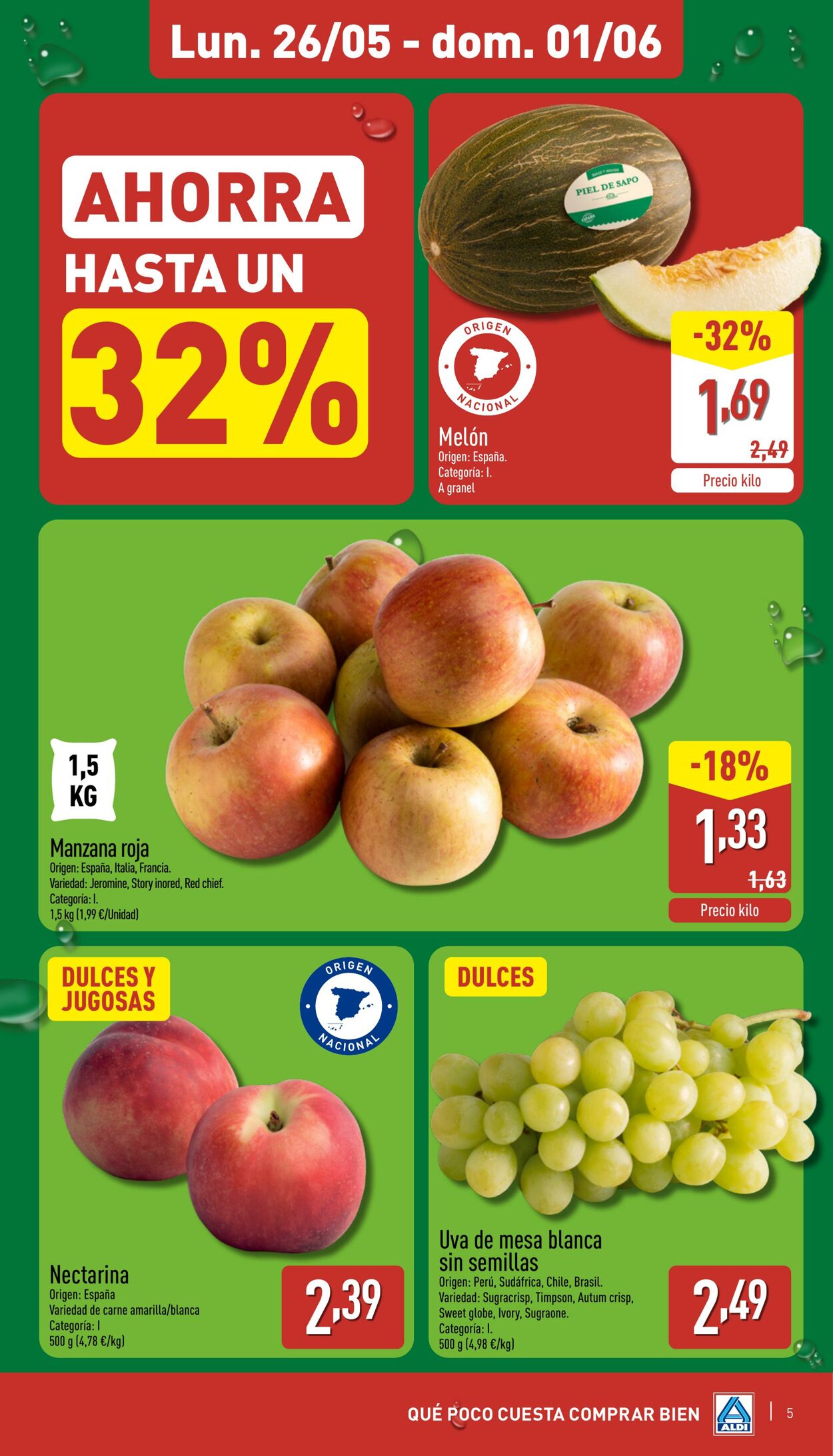 Folleto Aldi 26.05.2025 - 01.06.2025