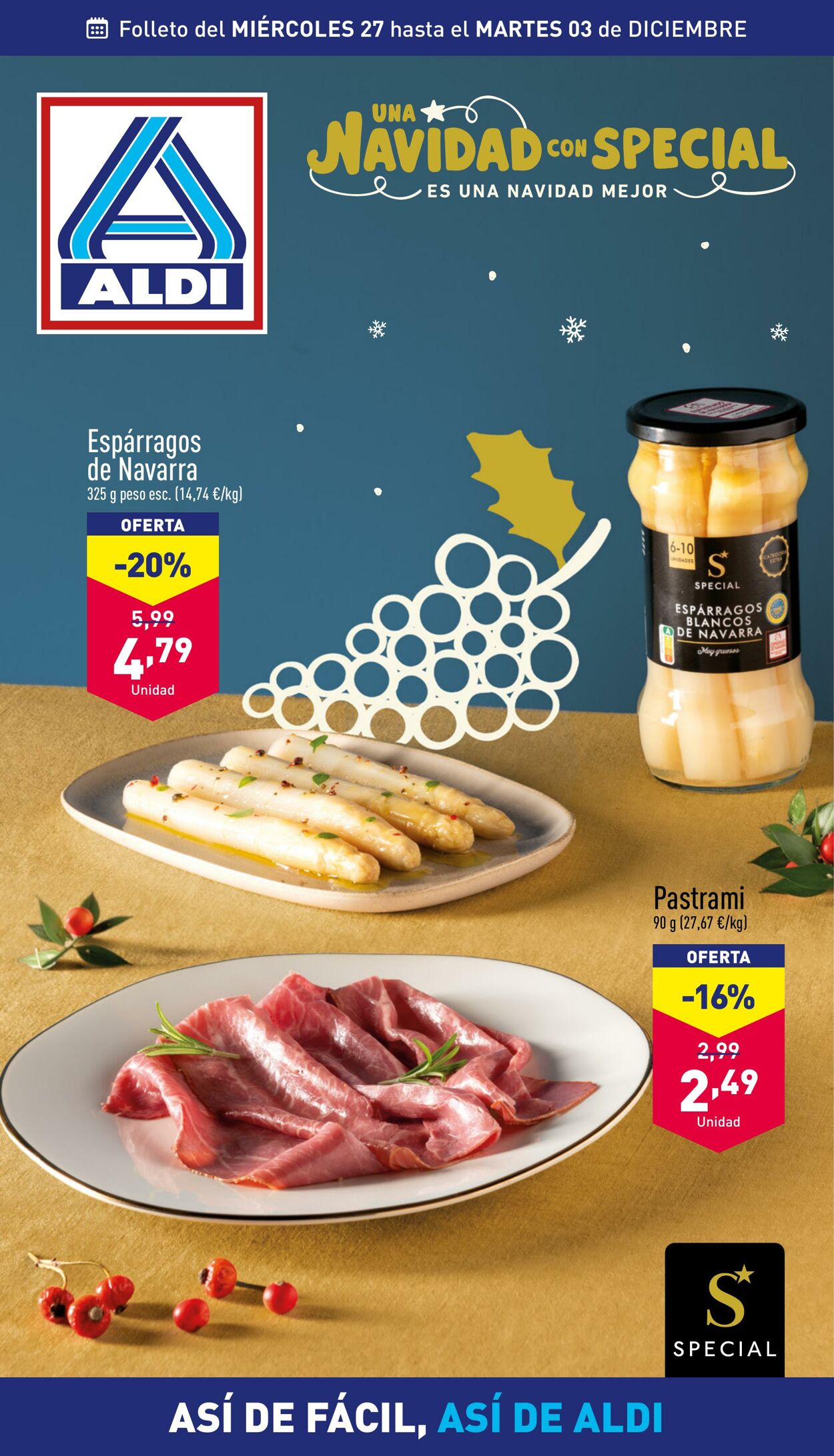 Folleto Aldi - Folleto semanal - Nuestras ofertas del 27 de noviembre al 3 de diciembre - ALDI 27 nov., 2024 - 3 dic., 2024