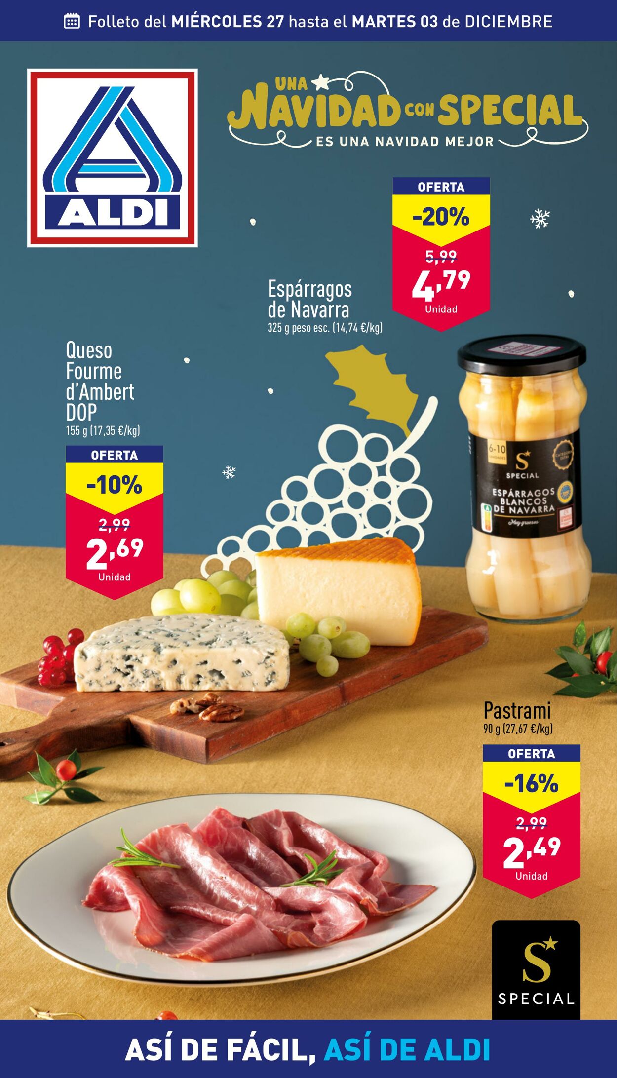 Folleto Aldi - Folleto semanal - Nuestras ofertas del 27 de noviembre al 3 de diciembre - ALDI 27 nov., 2024 - 3 dic., 2024