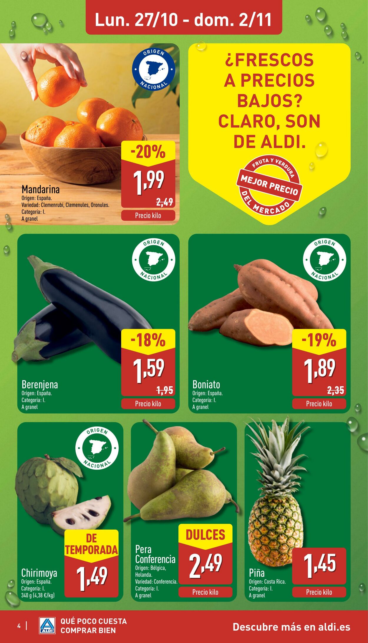 Folleto Aldi 27.10.2025 - 02.11.2025