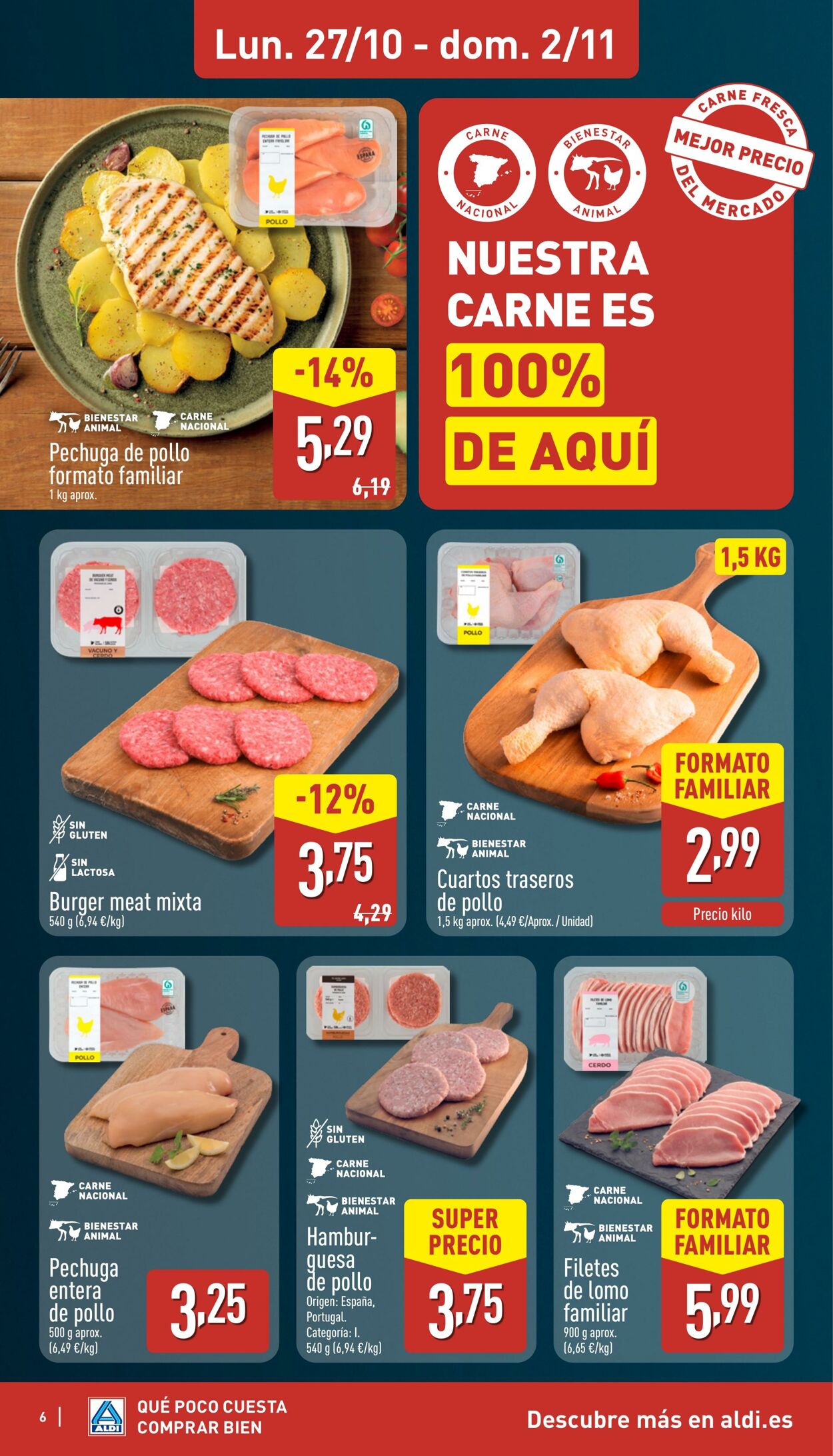 Folleto Aldi 27.10.2025 - 02.11.2025