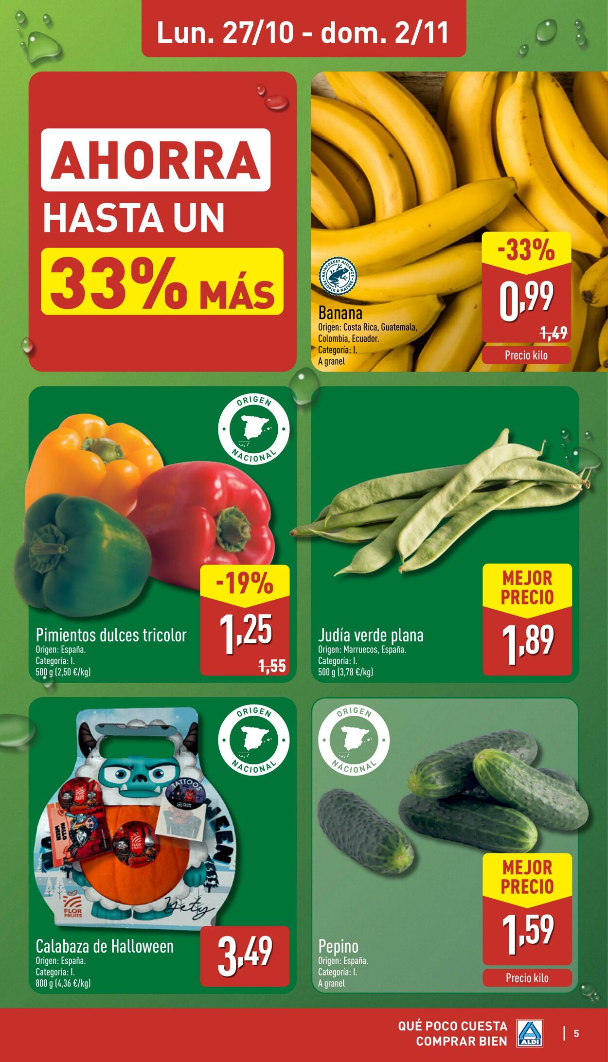Folleto Aldi 27.10.2025 - 02.11.2025