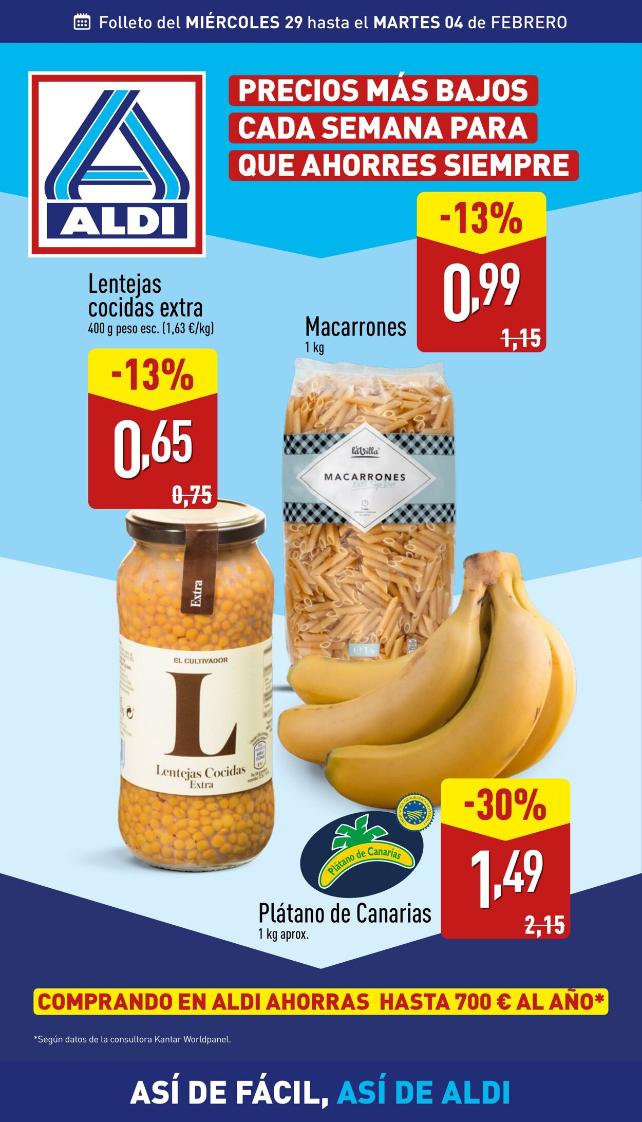 Folleto Aldi - Folleto semanal - Nuestras ofertas del 29 de enero al 4 de febrero - ALDI 29 ene., 2025 - 4 feb., 2025