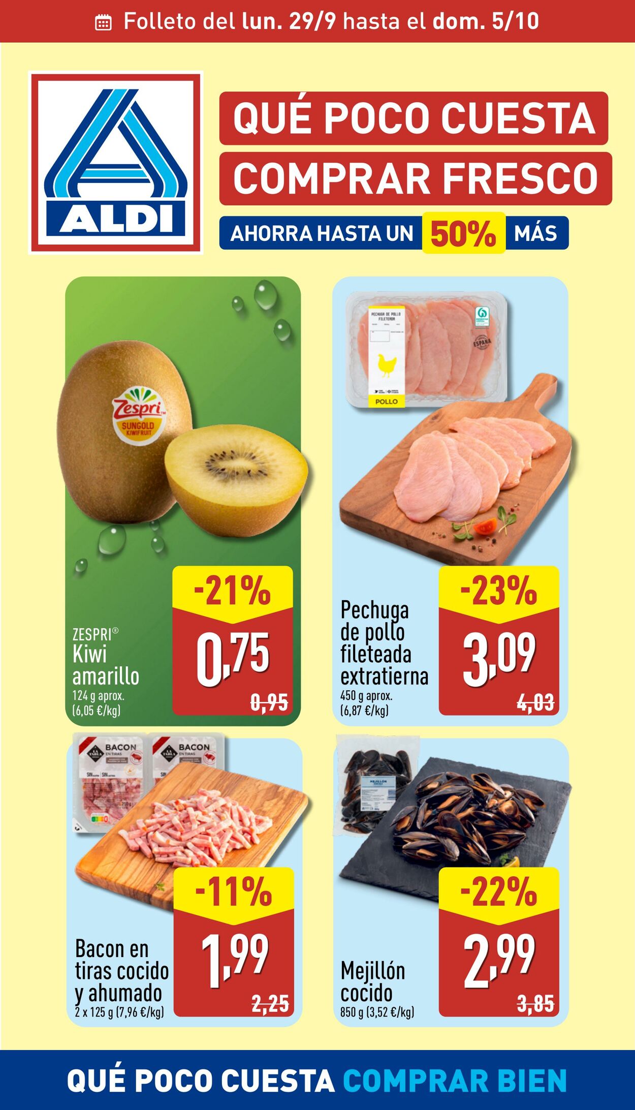 Folleto Aldi 29.09.2025 - 05.10.2025
