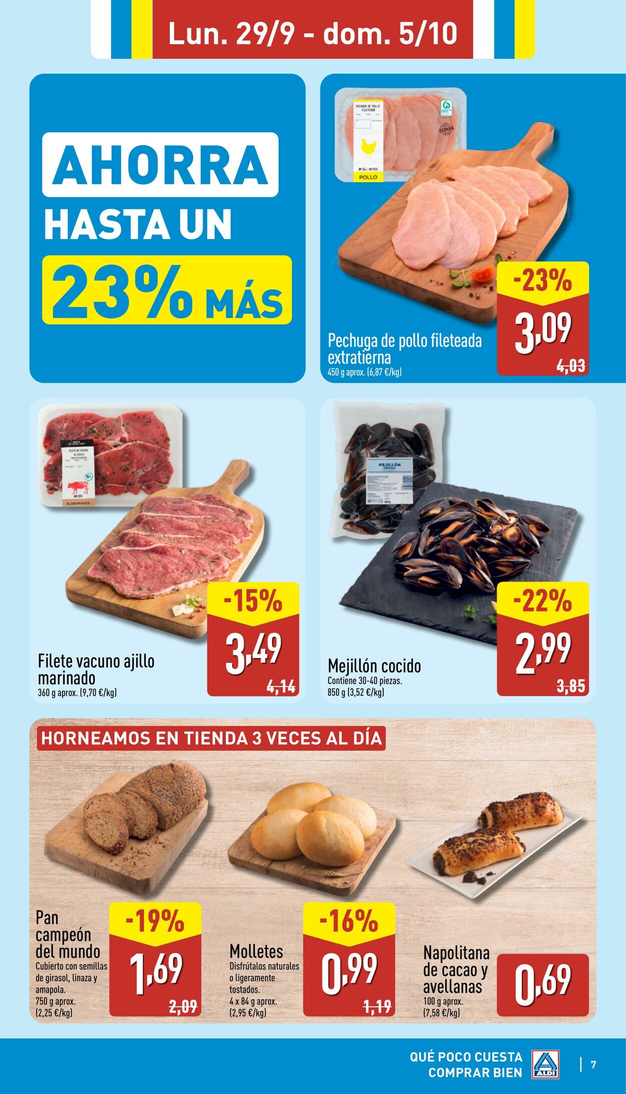 Folleto Aldi 29.09.2025 - 05.10.2025