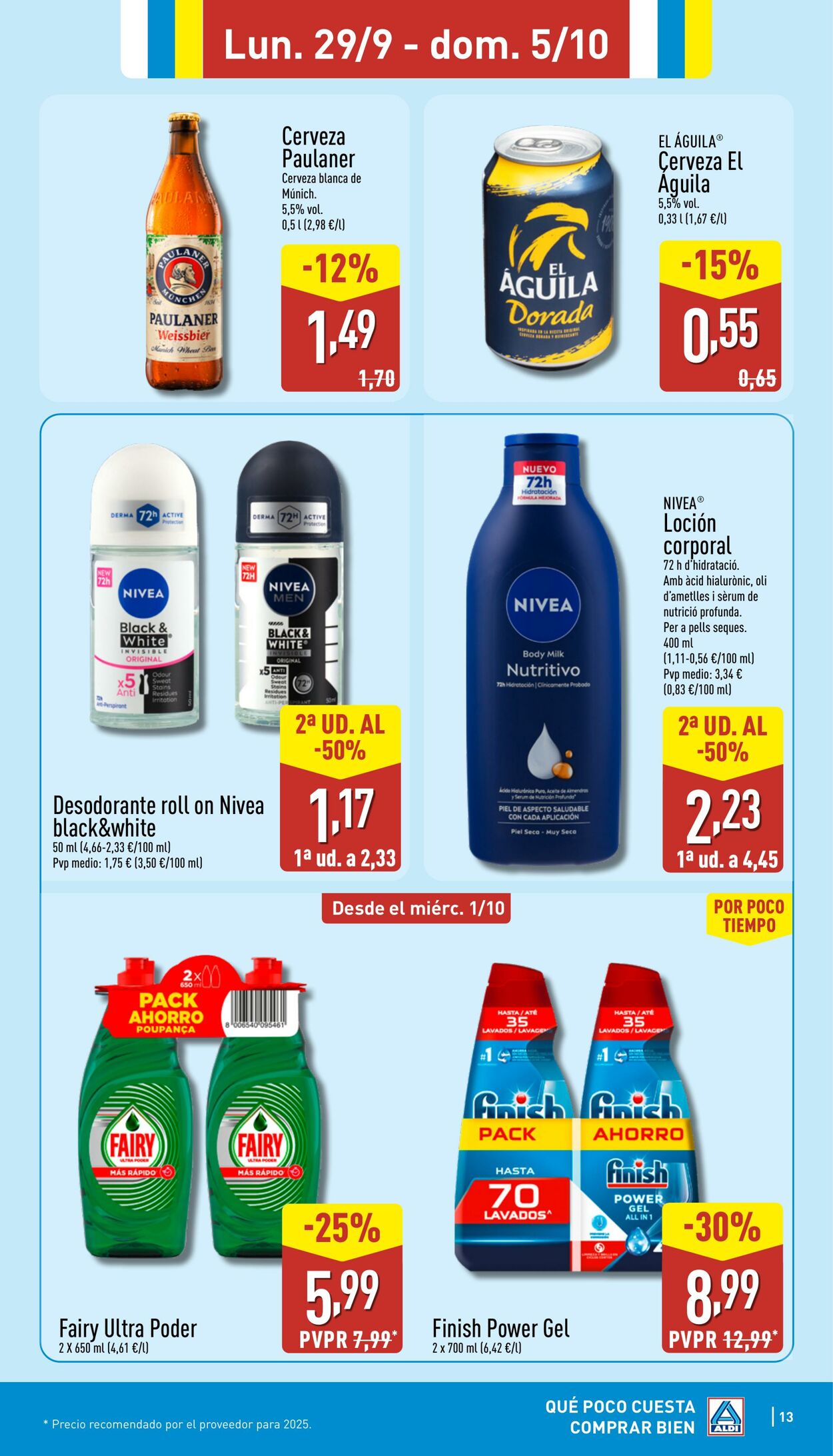 Folleto Aldi 29.09.2025 - 05.10.2025