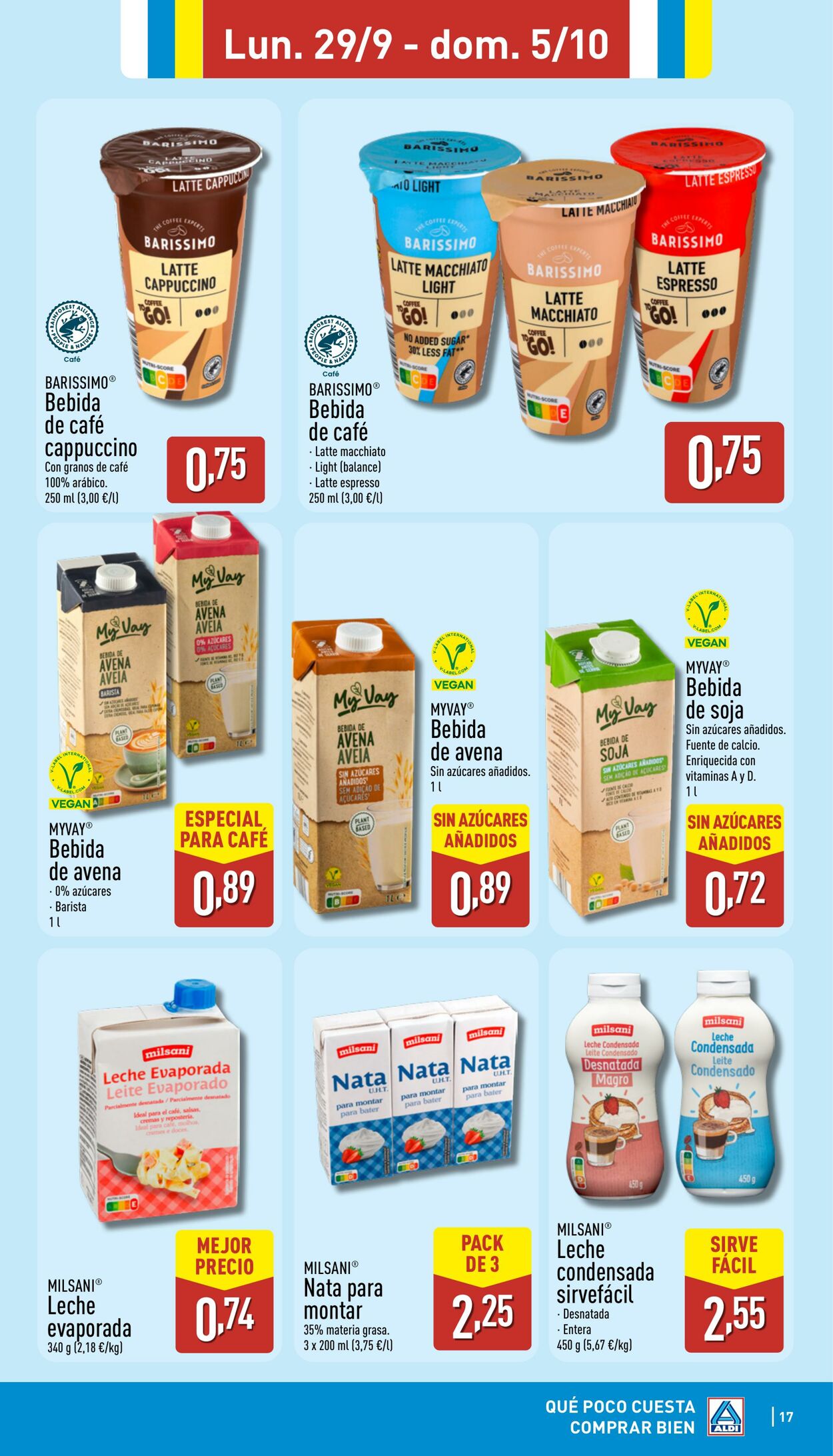 Folleto Aldi 29.09.2025 - 05.10.2025