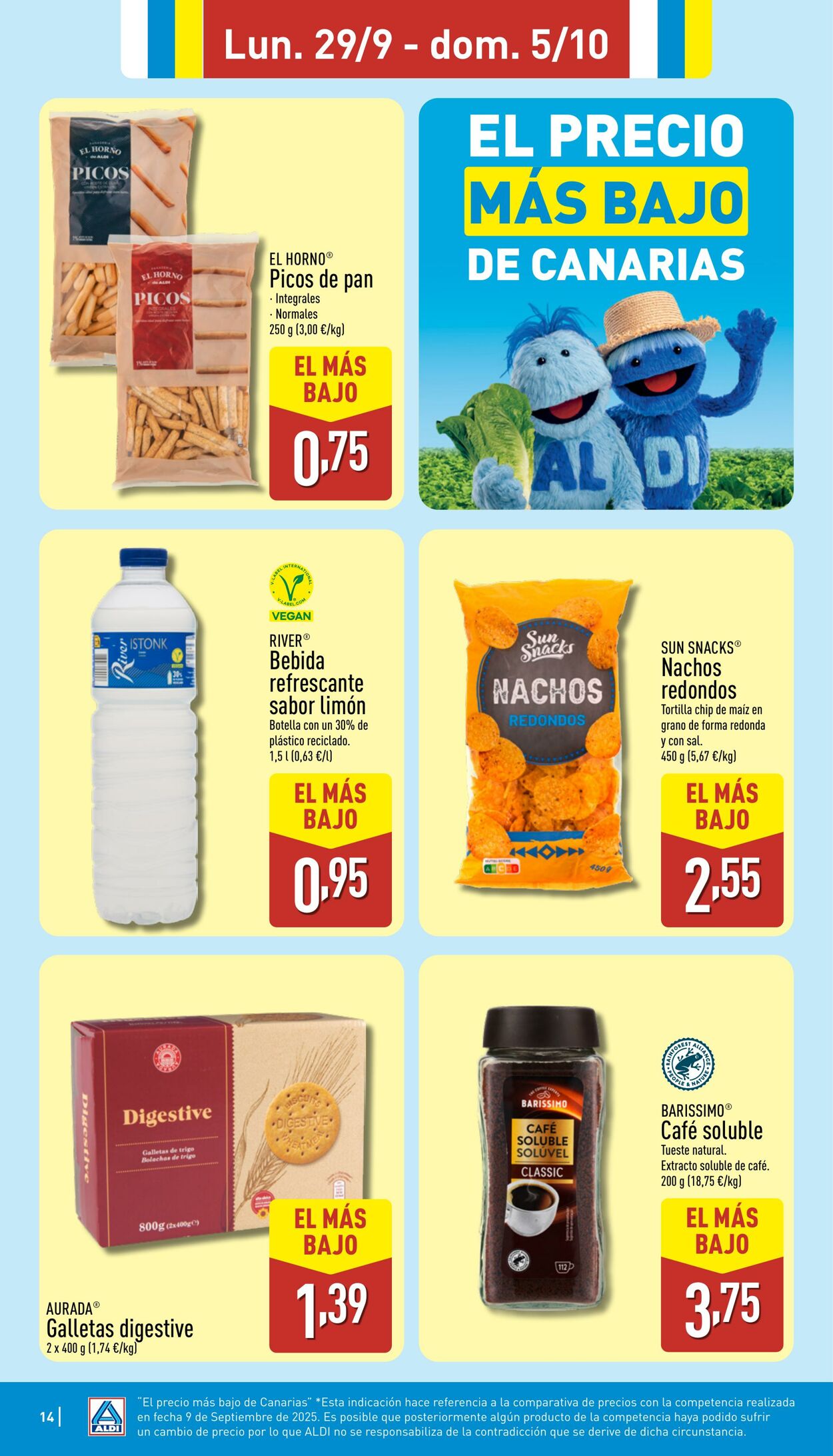 Folleto Aldi 29.09.2025 - 05.10.2025