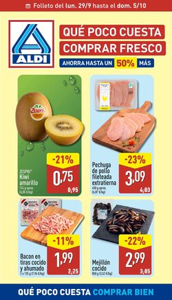Folleto Aldi 29.09.2025 - 05.10.2025
