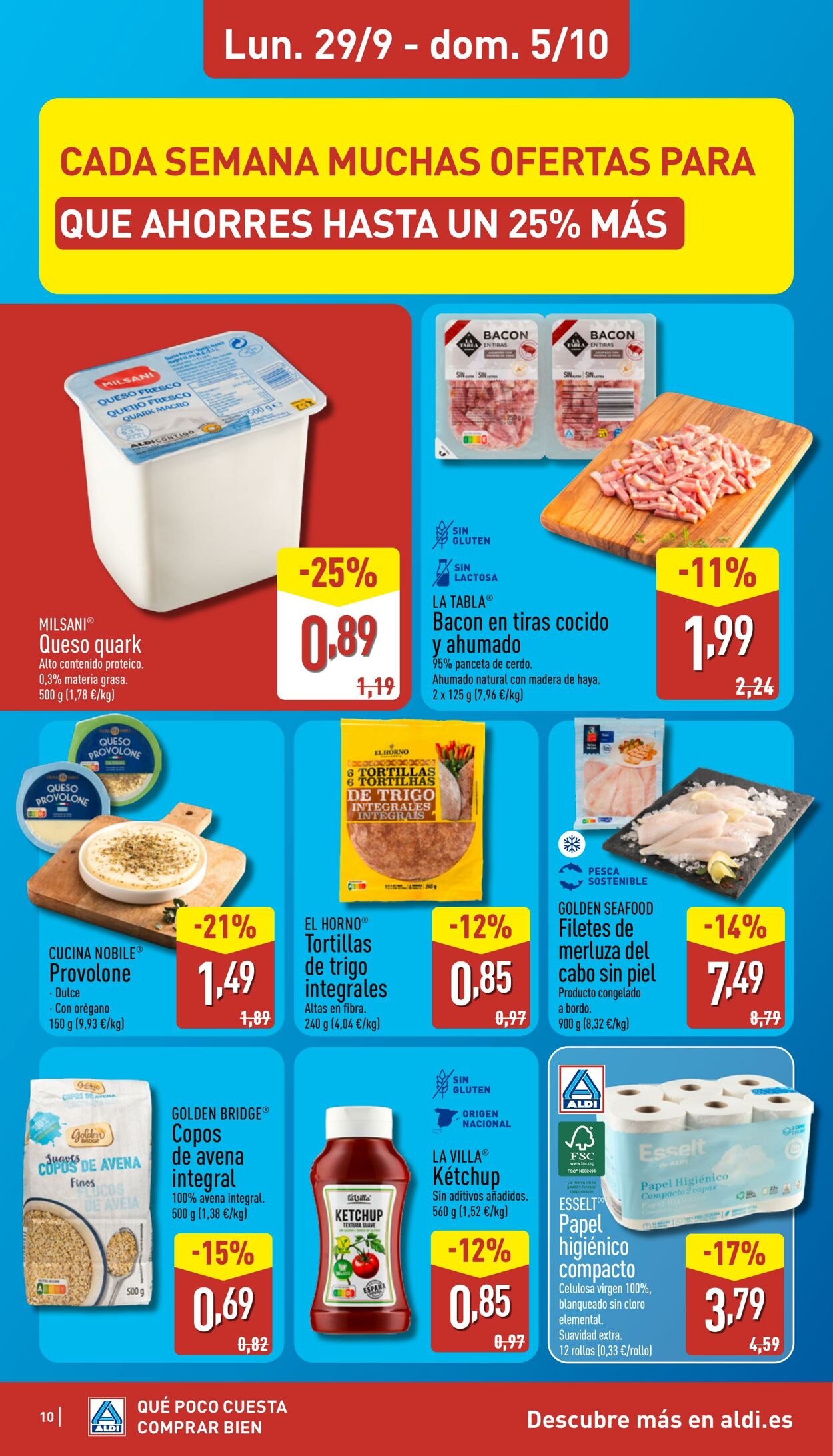 Folleto Aldi 29.09.2025 - 05.10.2025