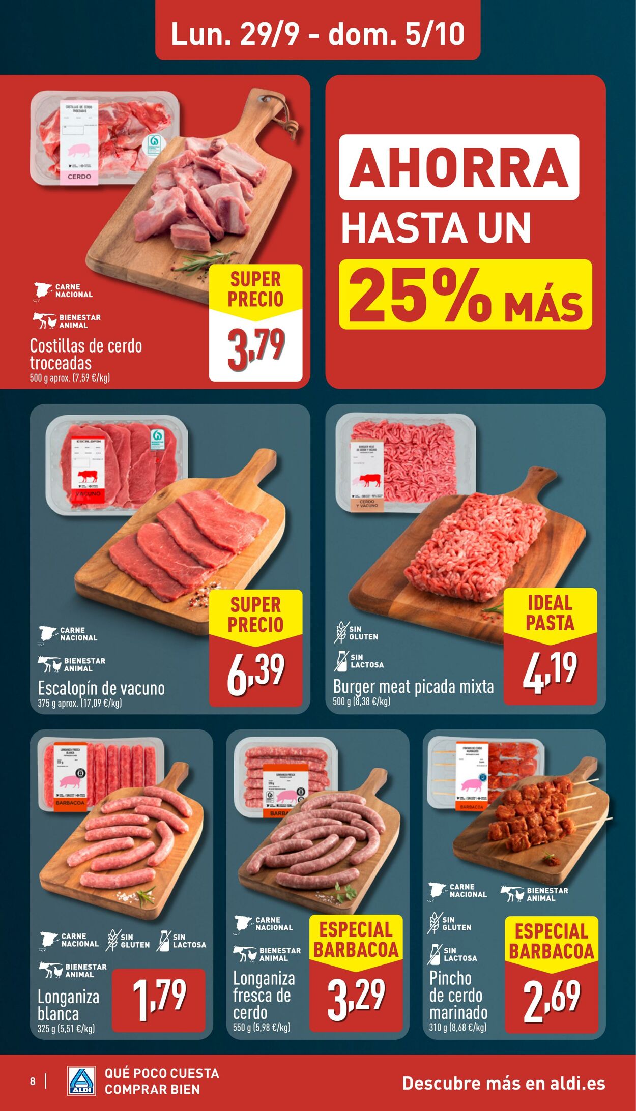 Folleto Aldi 29.09.2025 - 05.10.2025
