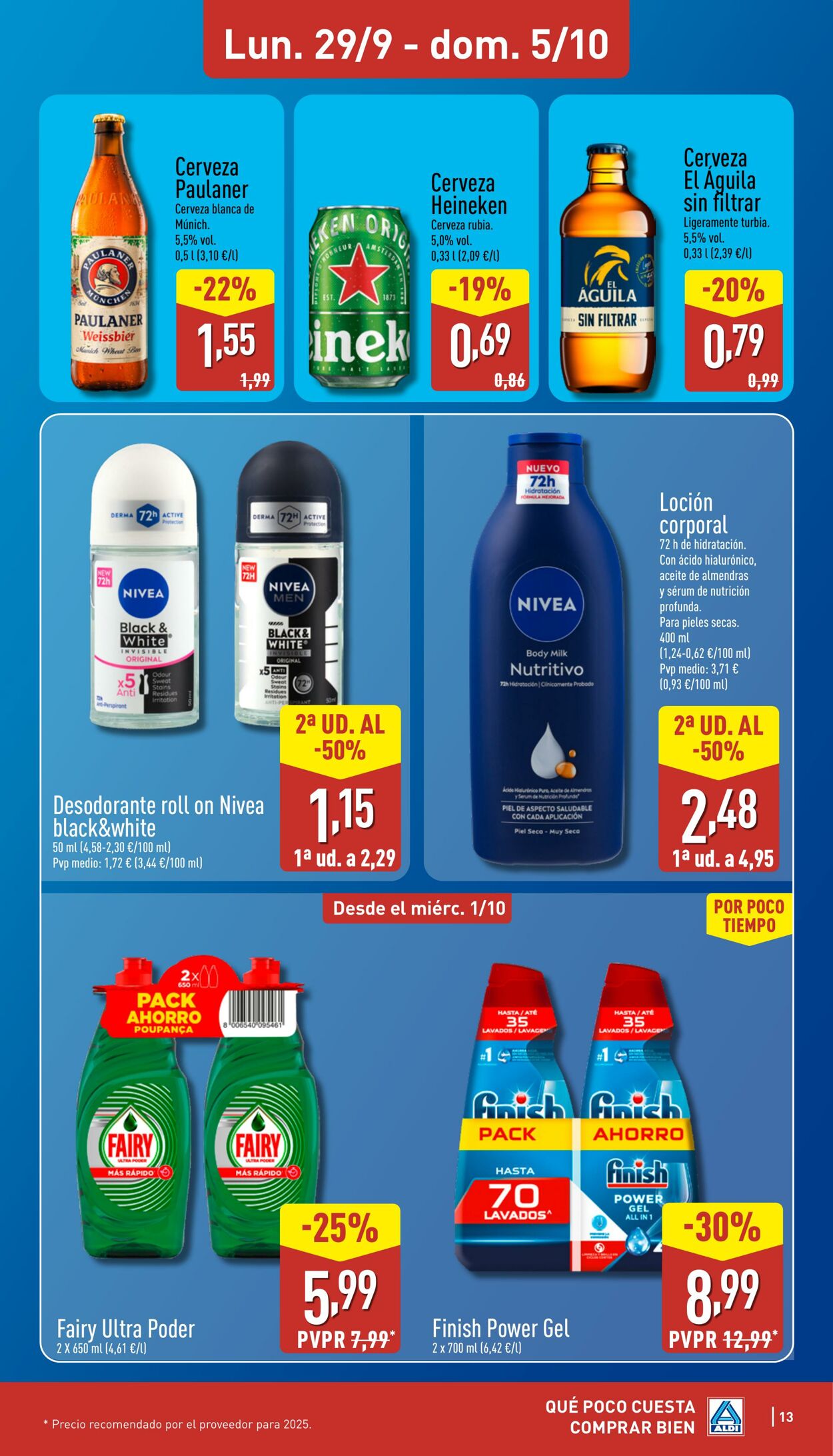 Folleto Aldi 29.09.2025 - 05.10.2025