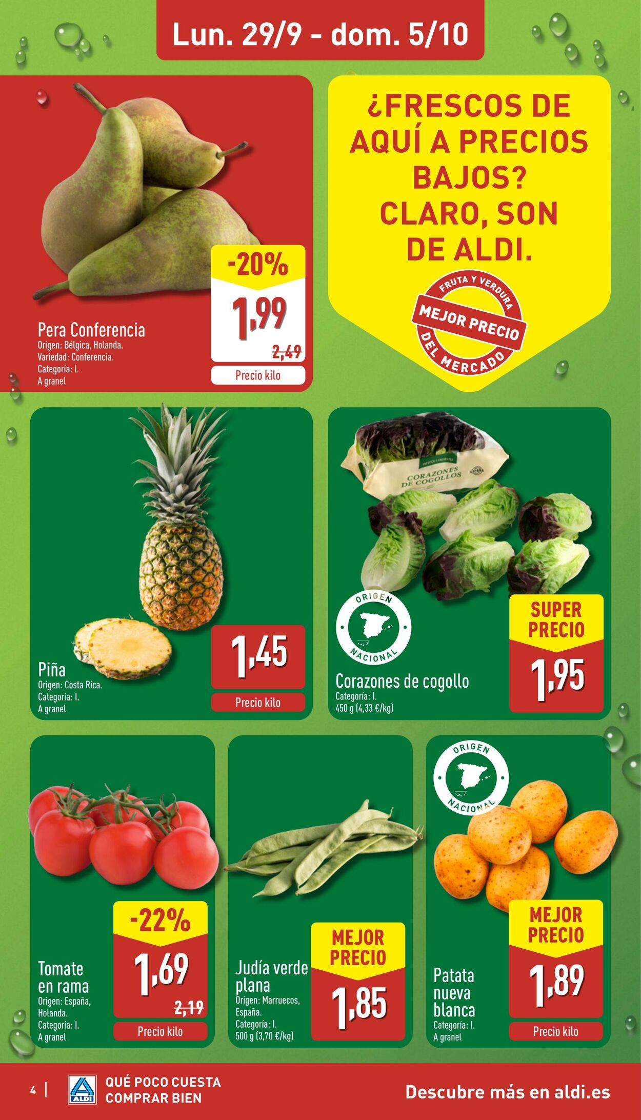 Folleto Aldi 29.09.2025 - 05.10.2025