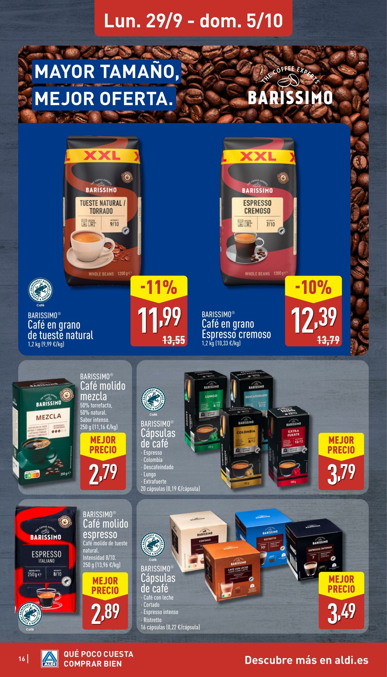 Folleto Aldi 29.09.2025 - 05.10.2025