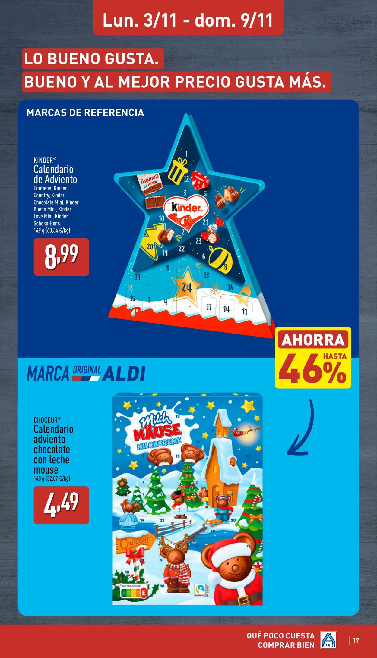Folleto Aldi 03.11.2025 - 09.11.2025