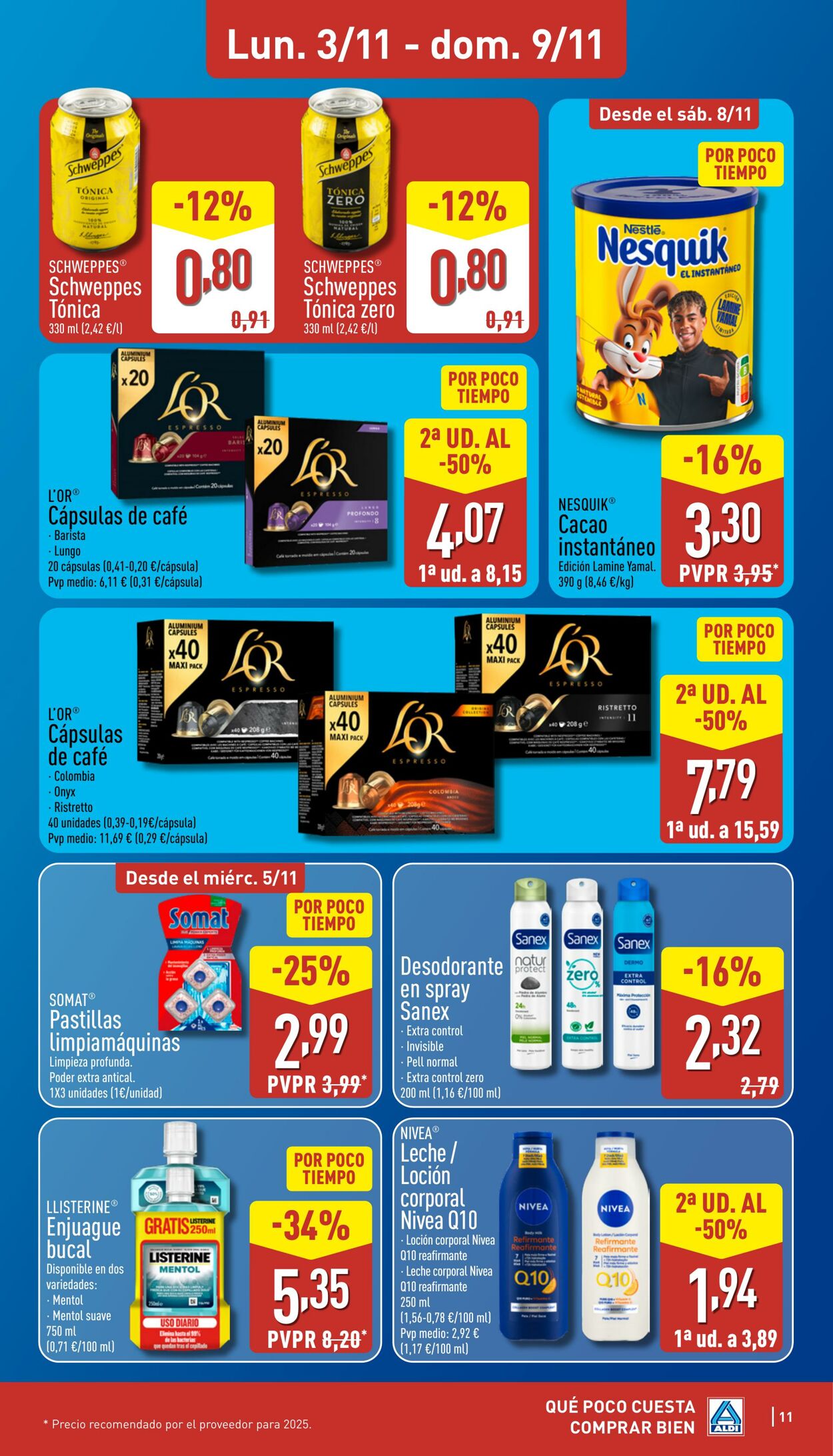 Folleto Aldi 03.11.2025 - 09.11.2025