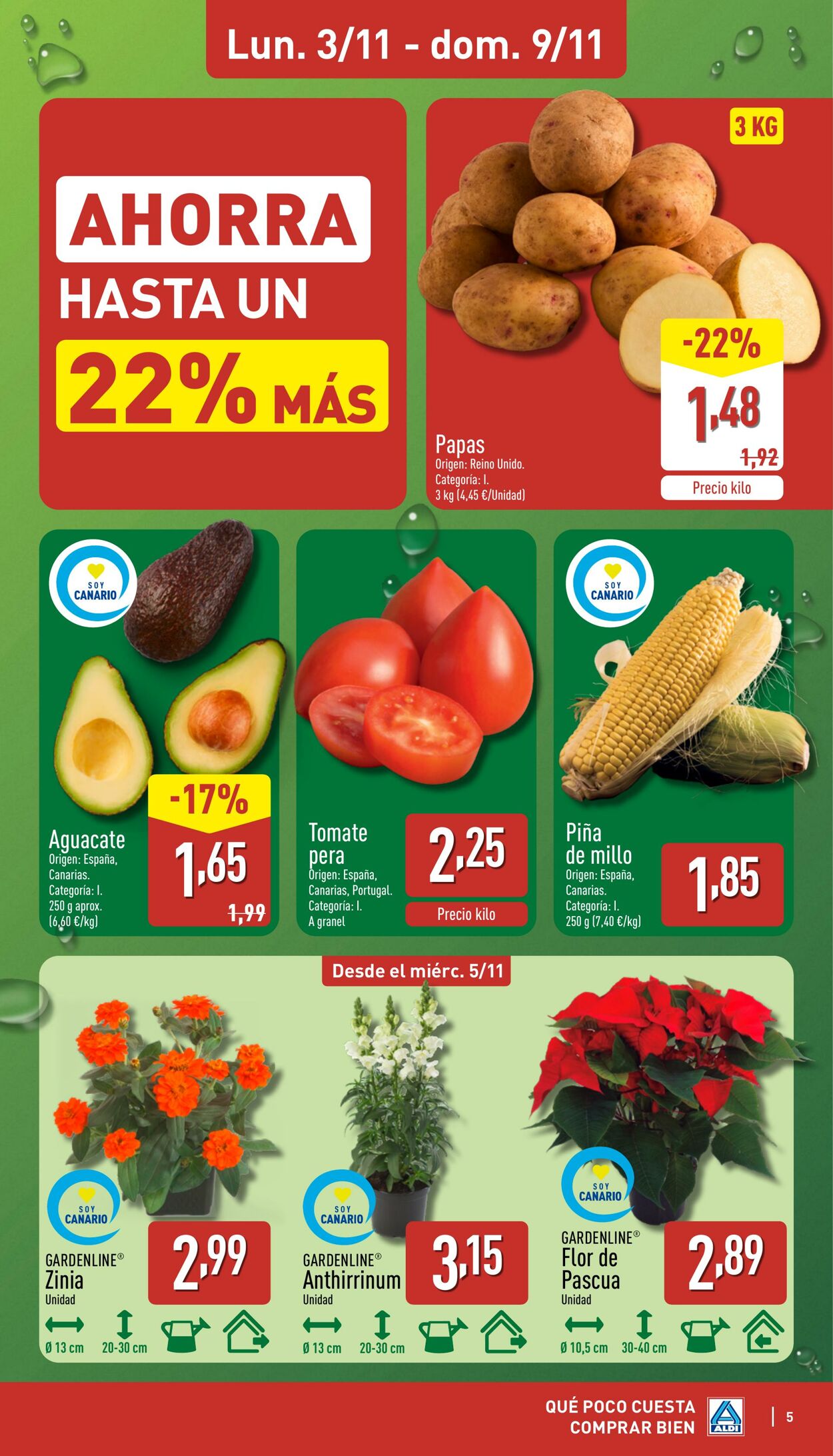 Folleto Aldi 03.11.2025 - 09.11.2025