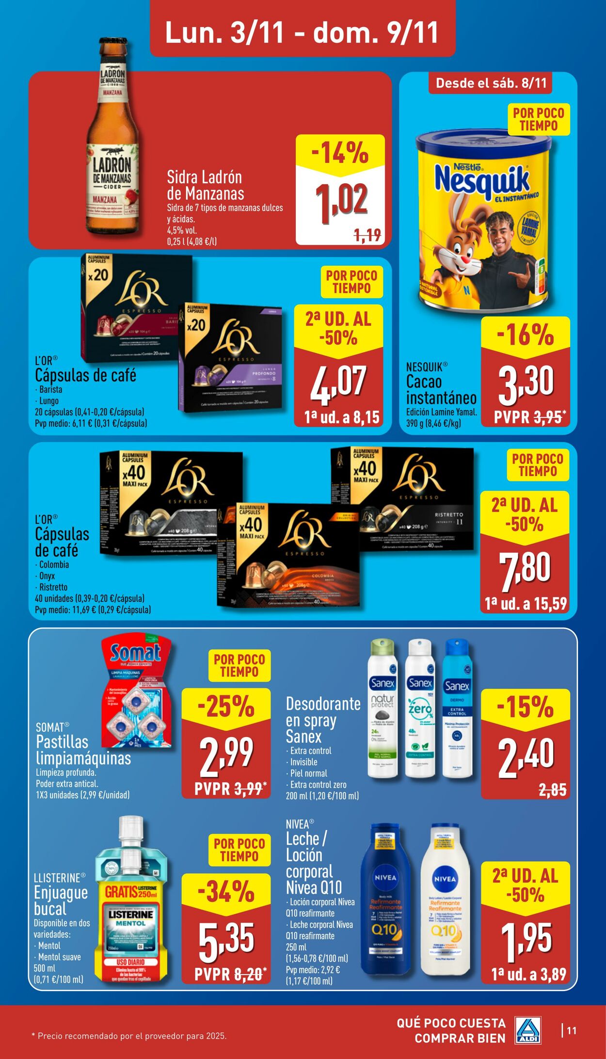 Folleto Aldi 03.11.2025 - 09.11.2025