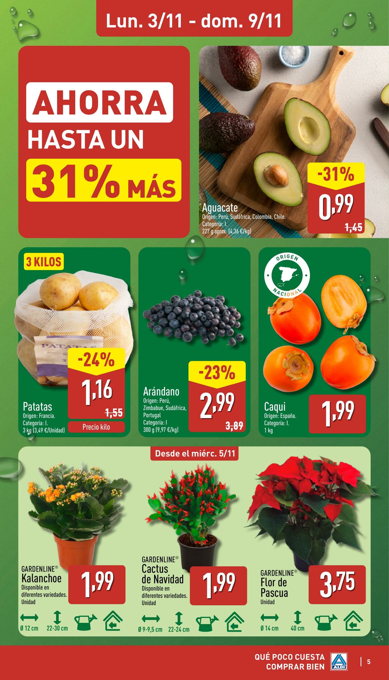 Folleto Aldi 03.11.2025 - 09.11.2025
