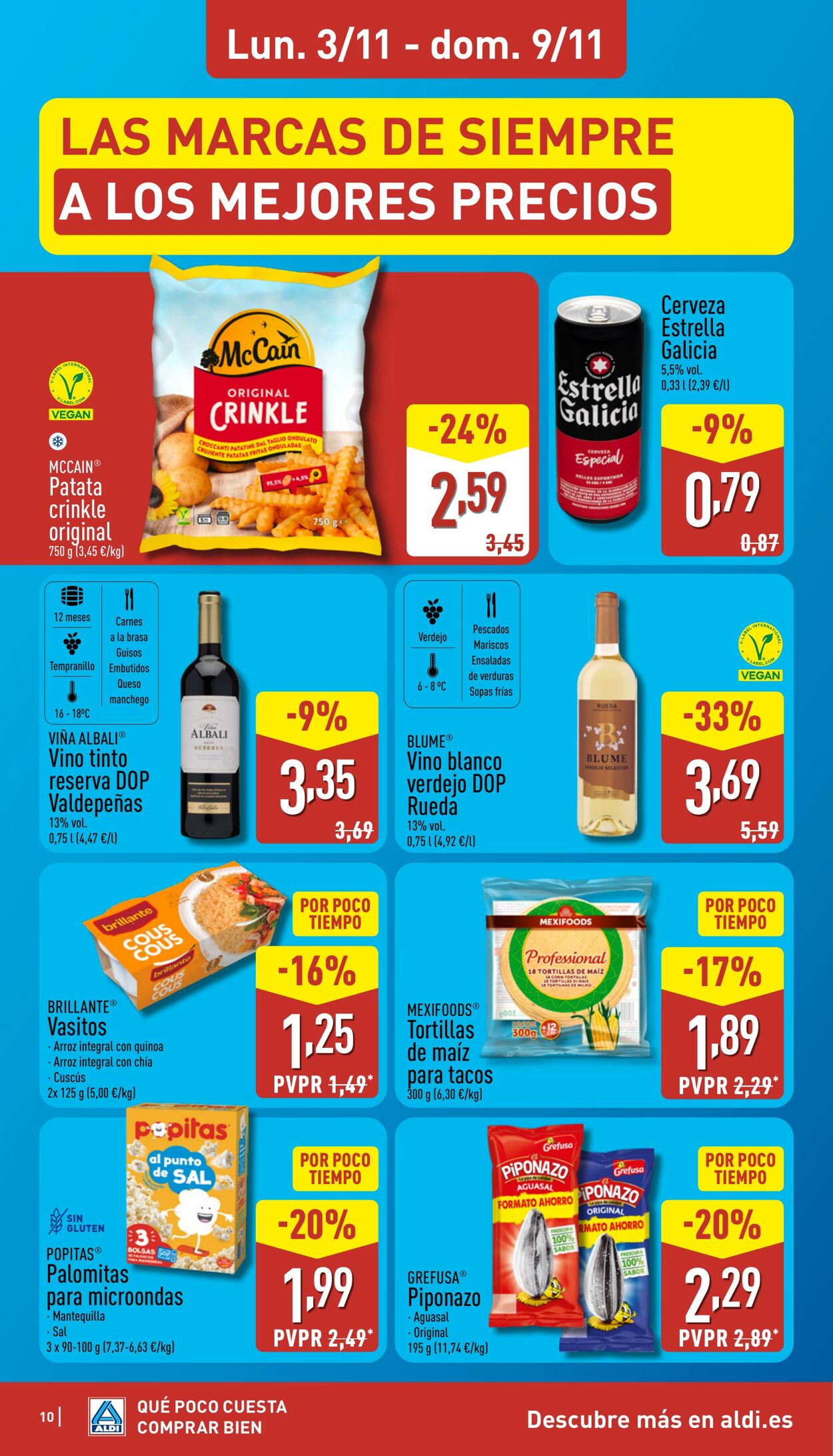 Folleto Aldi 03.11.2025 - 09.11.2025