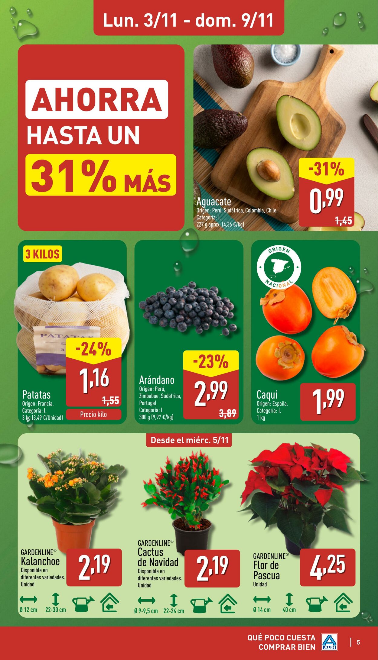 Folleto Aldi 03.11.2025 - 09.11.2025