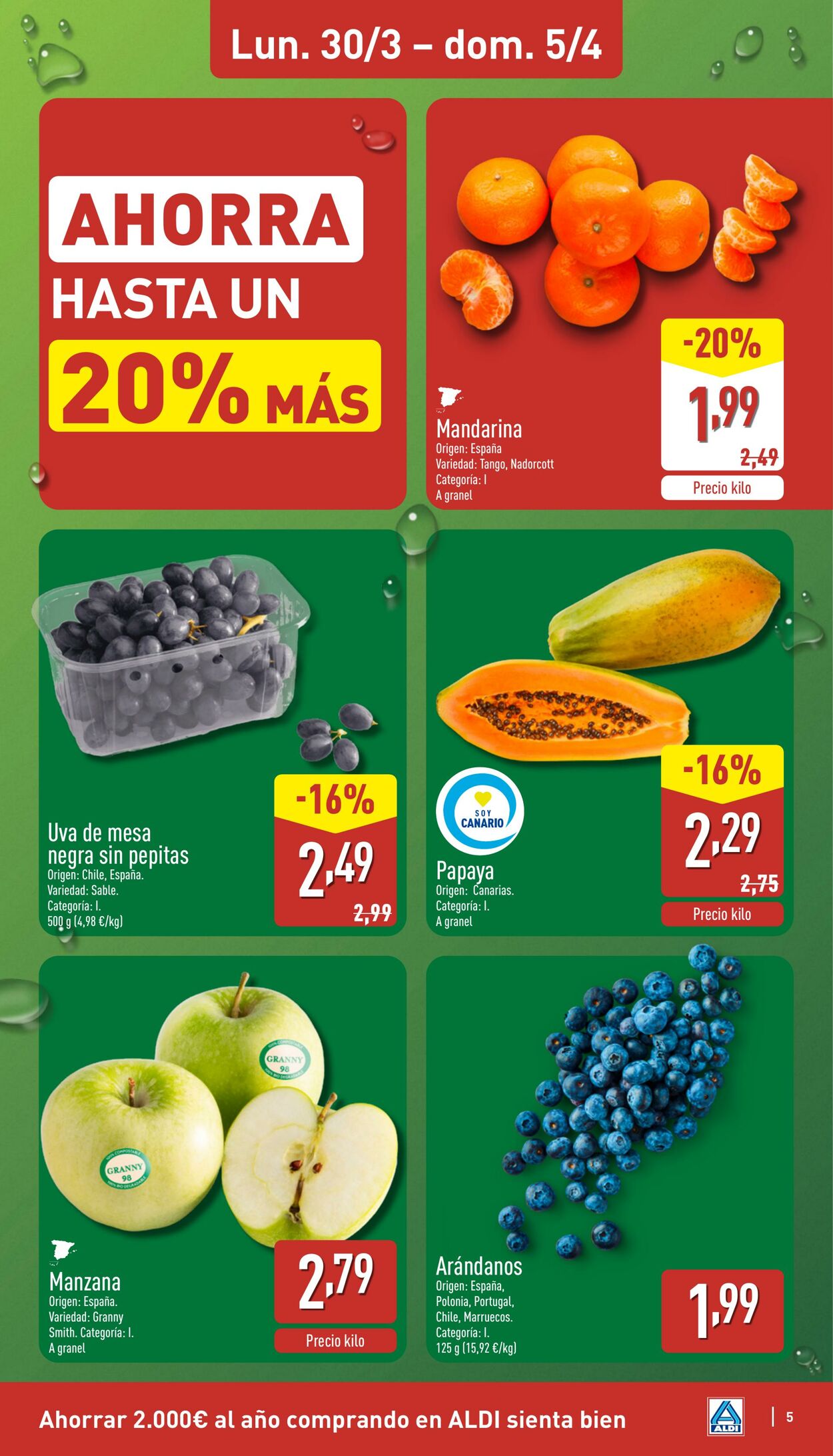 Folleto Aldi 30.03.2026 - 05.04.2026