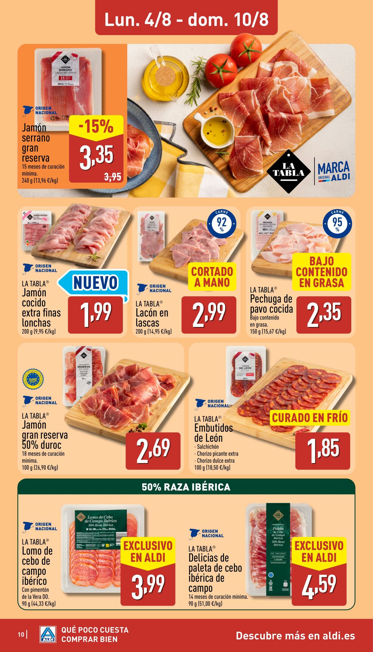 Folleto Aldi 04.08.2025 - 10.08.2025