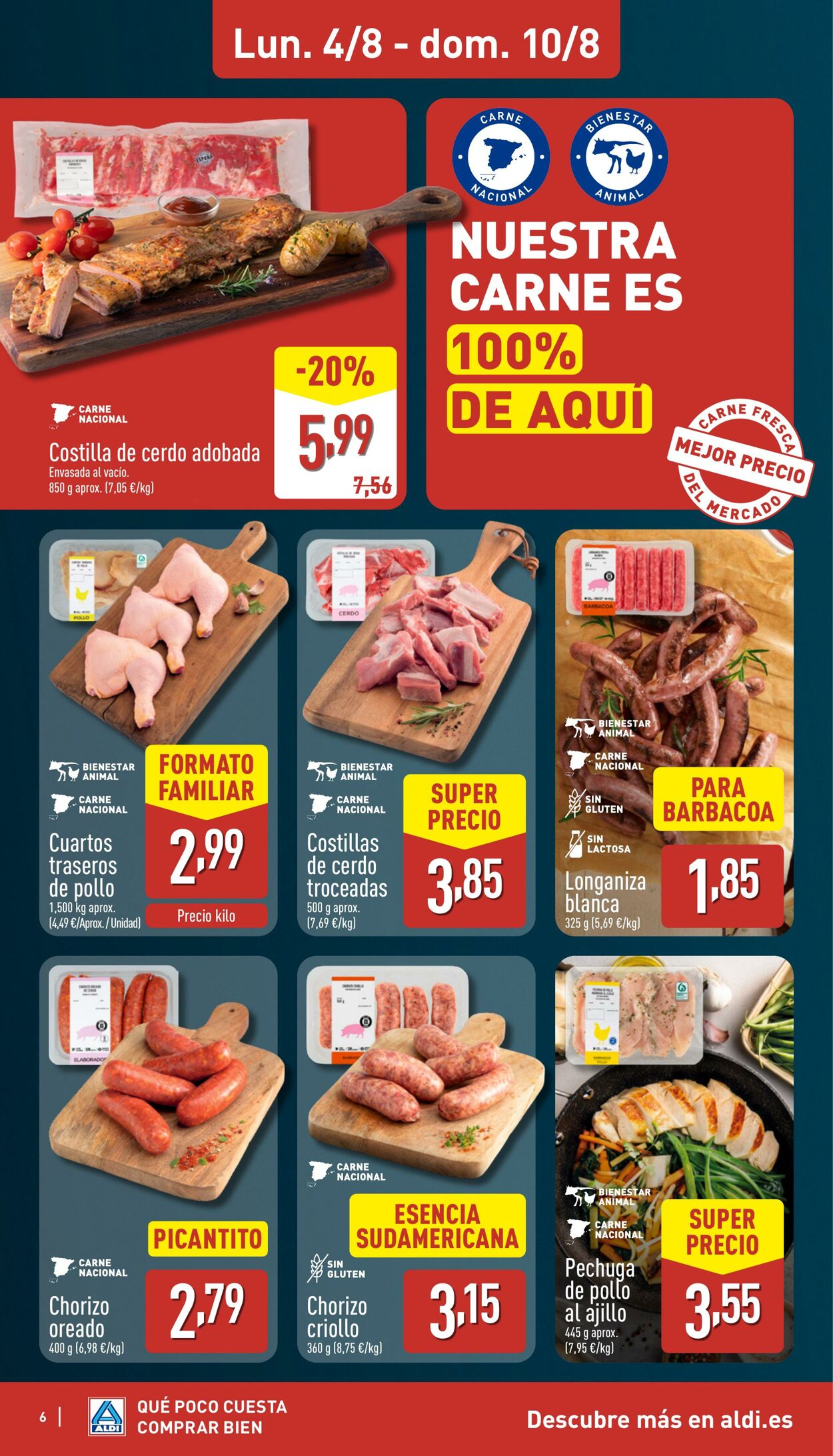 Folleto Aldi 04.08.2025 - 10.08.2025