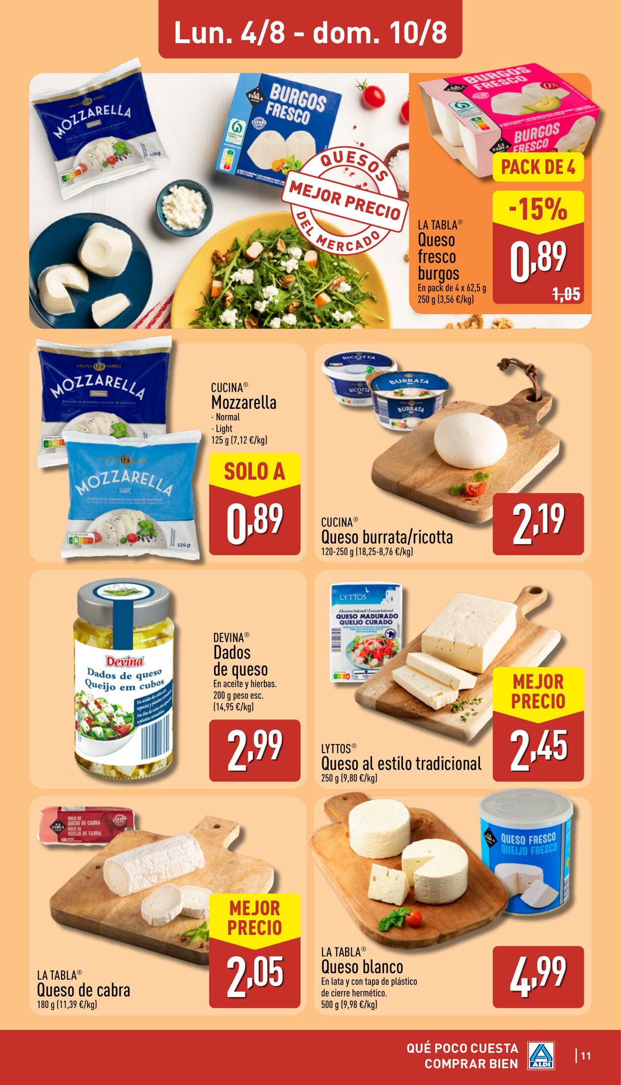 Folleto Aldi 04.08.2025 - 10.08.2025