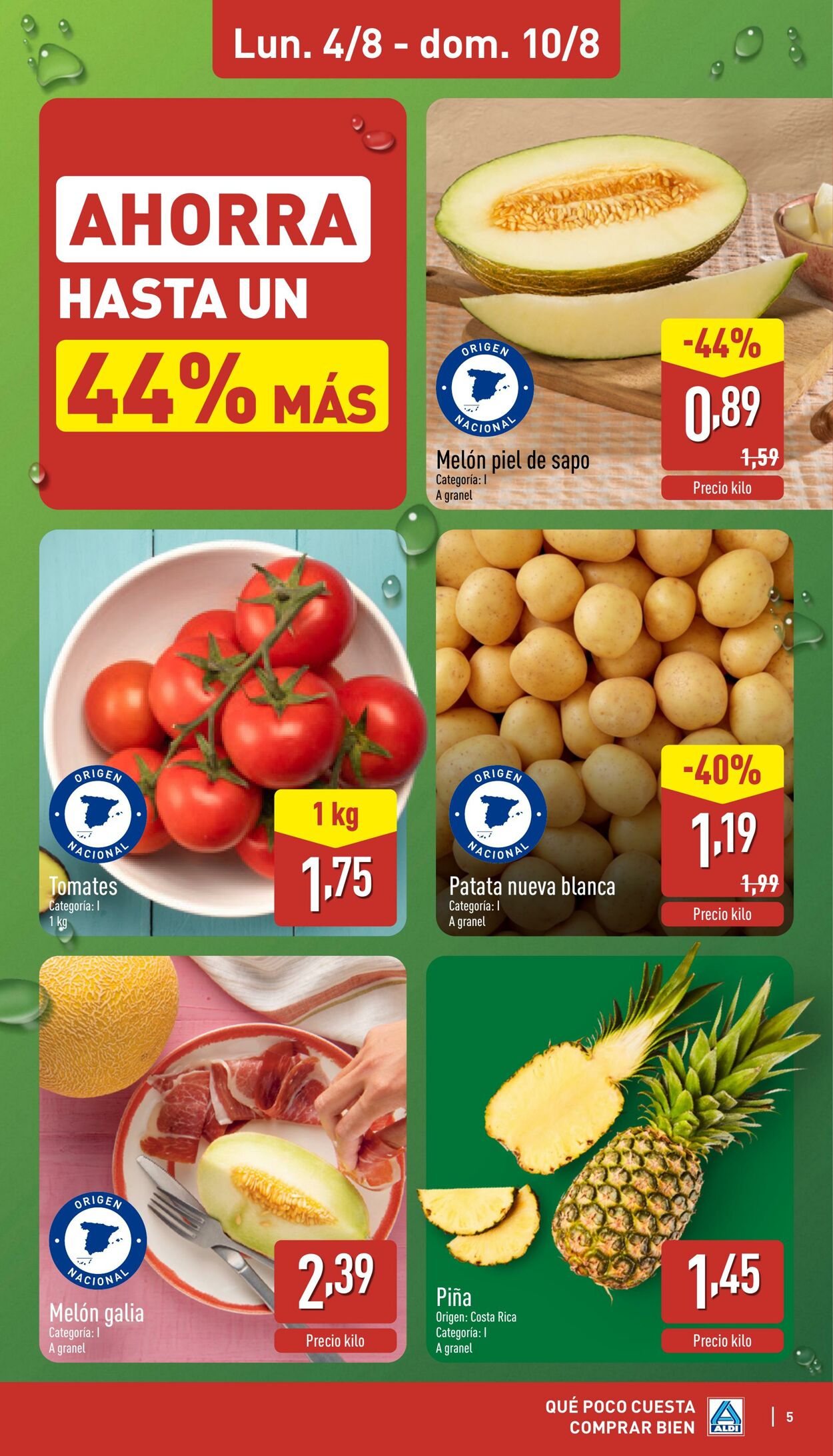 Folleto Aldi 04.08.2025 - 10.08.2025