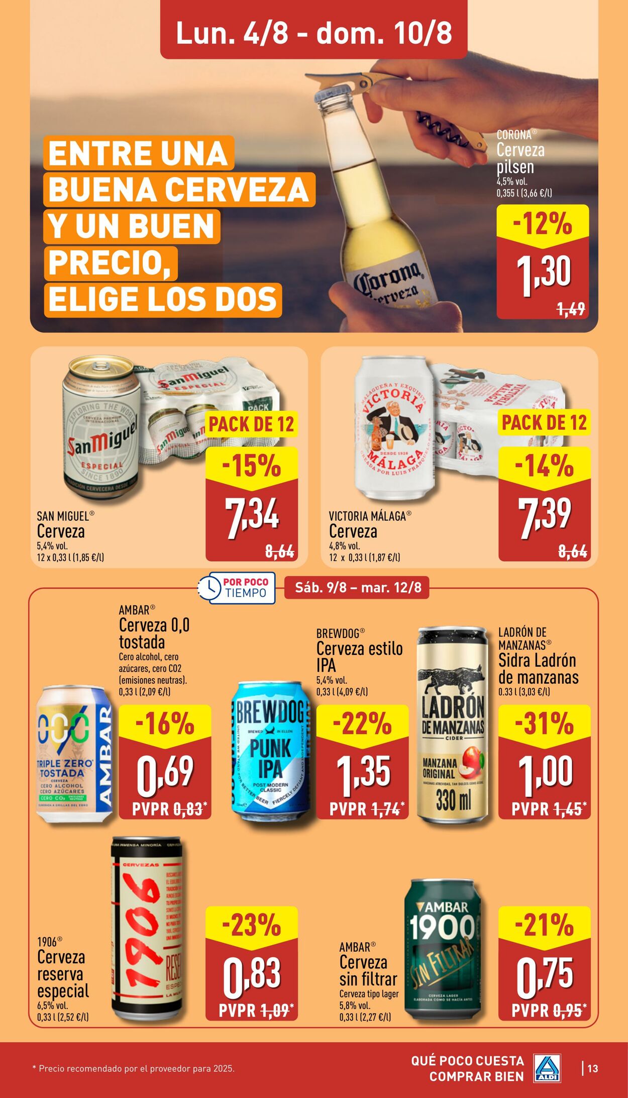 Folleto Aldi 04.08.2025 - 10.08.2025