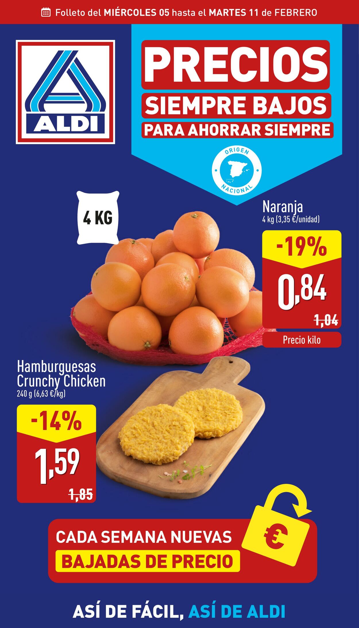 Folleto Aldi - Folleto semanal - Nuestras ofertas del 5 al 11 de febrero - ALDI 5 feb., 2025 - 11 feb., 2025