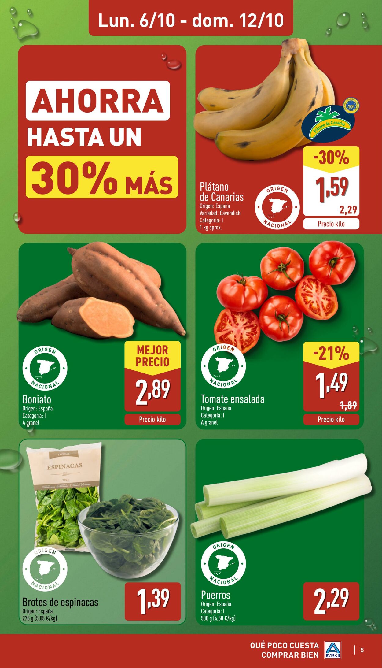 Folleto Aldi 06.10.2025 - 12.10.2025