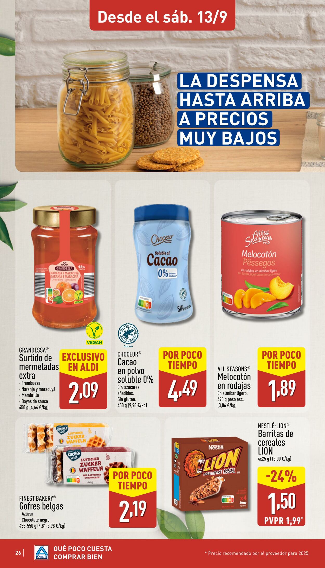 Folleto Aldi 08.09.2025 - 14.09.2025