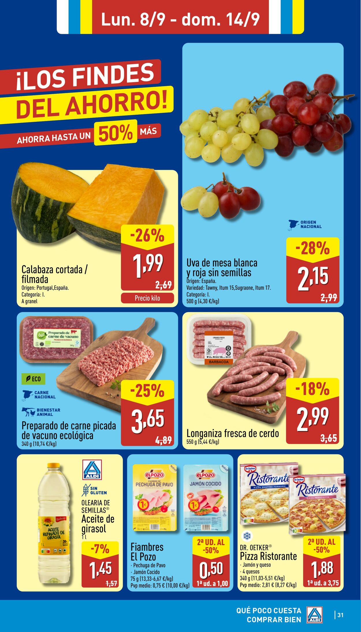Folleto Aldi 08.09.2025 - 14.09.2025