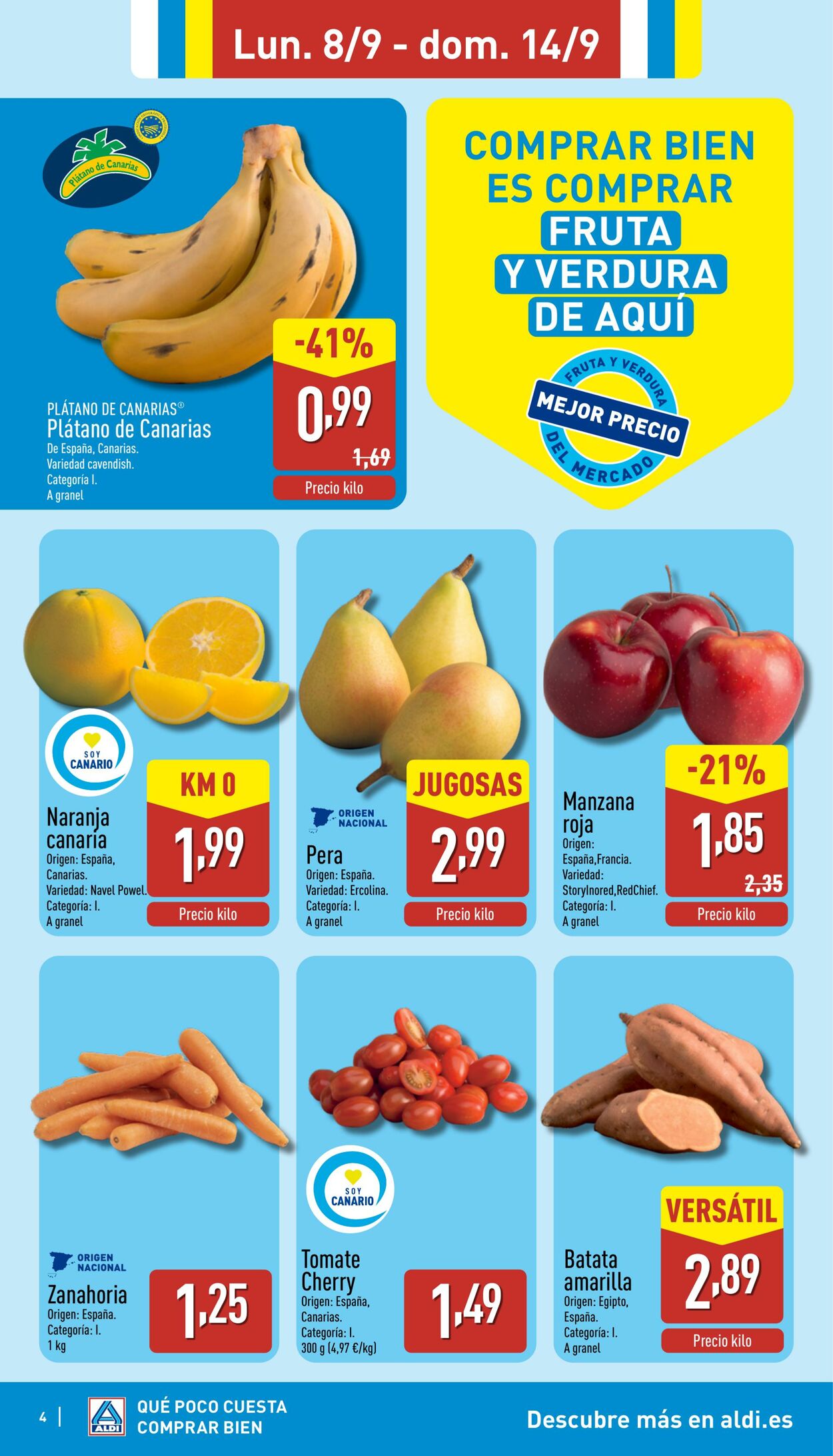 Folleto Aldi 08.09.2025 - 14.09.2025
